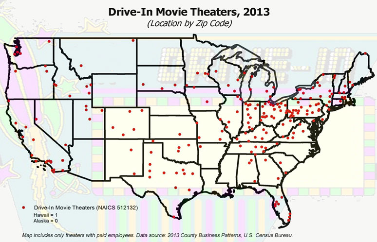 Drive-In Movie Theaters, 2013