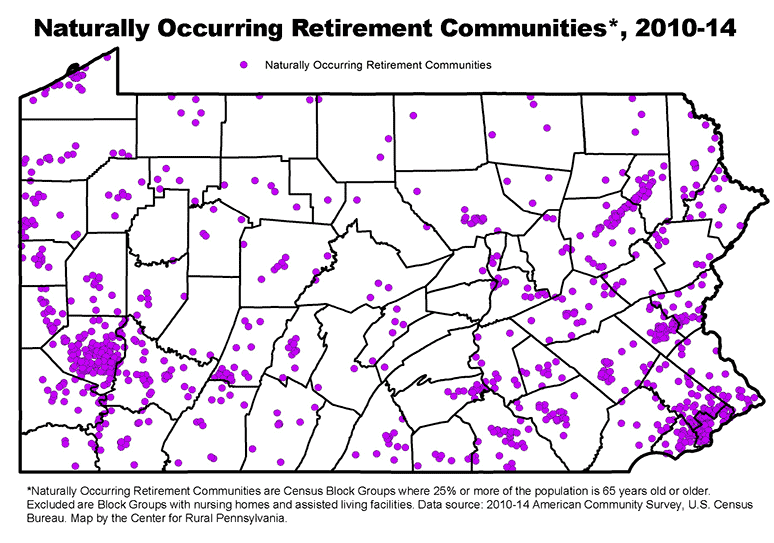 Naturally Occurring Retirement Communities, 2010-14