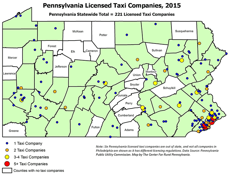 Pennsylvania Licensed Tax Companies, 2015