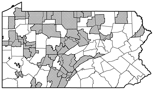 Pennsylvania's Health Professional Shortage Areas, 2016