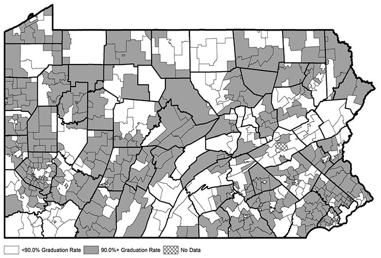 Graduation Rates by School District, 2013-14